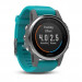 Garmin Fenix 5S - Мултиспорт GPS спортен часовник (сребрист с тюркоазена каишка) 1