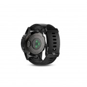 Garmin Fenix 5S Sapphire - Мултиспорт GPS спортен часовник със сапфирена леща (сив с черна каишка) 3