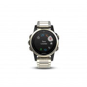 Garmin Fenix 5S Sapphire - Мултиспорт GPS спортен часовник със сапфирена леща (шампанско с метална каишка) 1