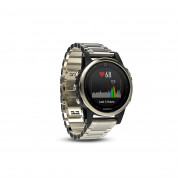 Garmin Fenix 5S Sapphire - Multisport GPS Watch for Fitness, Adventure and Style (champagne with metal band) 2