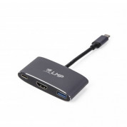 LMP USB-C Multiport Adapter HDMI & USB 3.0 (space gray)