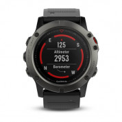 Garmin Fenix 5X Sapphire - Multisport GPS Watch with Full-color Map Guidance (slate gray sapphire with black band) 1