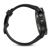 Garmin Fenix 5X Sapphire - Мултиспорт GPS спортен часовник с пълноцветна пътна карта (сив с черна каишка) 2