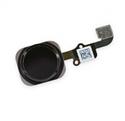 Apple Home Button Key Cable Fingerprint Touch ID - оригинален резервен Home бутон за iPhone 6, iPhone 6 Plus (черен)
