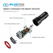 TeckNet PowerDash UC170 4.8A USB Car Charger - зарядно за кола (4.8A/24W) с 2xUSB порта за мобилни устройства (черен) 5