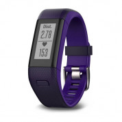 Garmin Vivosmart HR+ Regular size - Smart Activity Tracker with Wrist-based Heart Rate plus GPS (purple)