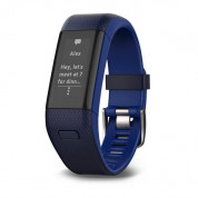 Garmin Vivosmart HR+ Regular size - Smart Activity Tracker with Wrist-based Heart Rate plus GPS (blue) 1