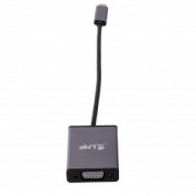 LMP USB-C to VGA Adapter - адаптер за свързване от USB-C към VGA (тъмносив) 3