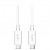 Macally USB-C to USB-C Cable - USB-C кабел за MacBook и компютри с USB-C порт (180 cm) 1