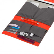 Knomo Soho Knomad Portable Organiser - луксозен кожен калъф (естествена кожа) и органайзер за таблети до 10 инча (червен) 4