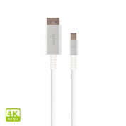 Moshi Mini DisplayPort to DisplayPort Cable 1.5m (4K/60fps) - White 2