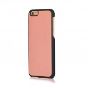 Knomo Leather Case - кожен (естествена кожа) кейс за iPhone 6, iPhone 6S (черен-клей) 1