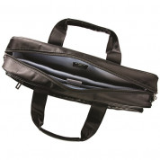 Krusell Avenyn Laptop Bag - кожена чанта за преносими компютри до 16 инча (черна) 2