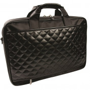 Krusell Avenyn Laptop Bag - кожена чанта за преносими компютри до 16 инча (черна) 1