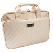 Krusell Avenyn Laptop Bag - кожена чанта за преносими компютри до 16 инча (бяла)