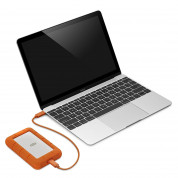 Lacie Rugged USB-C 1TB (silver-orange) 2