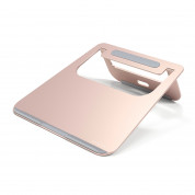 Satechi Aluminium Laptop Stand - преносима алуминиева поставка за MacBook и лаптопи (розово злато)