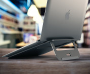 Satechi Aluminium Laptop Stand - преносима алуминиева поставка за MacBook и лаптопи (тъмносива) 7