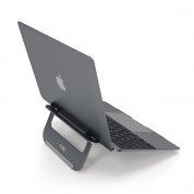Satechi Aluminium Laptop Stand - преносима алуминиева поставка за MacBook и лаптопи (тъмносива) 1