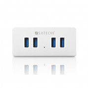 Satechi 4-Port Aluminium Clamp Hub - алуминиев 4-портов USB 3.0 хъб за iMac 1