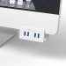Satechi 4-Port Aluminium Clamp Hub - алуминиев 4-портов USB 3.0 хъб за iMac 7