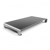 Satechi Aluminium Monitor Stand - настолна алуминиева поставка за монитори, MacBook и лаптопи (тъмносива) 3