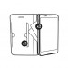 Krusell Malmo 4 Card FolioCase - кожен калъф, тип портфейл и поставка за LG G6 (черен) 5