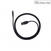 Torrii KeVable Lightning to USB (1 meter) - изключително здрав кевларен Lightning кабел за iPhone, iPad, iPod с Lightning (1 метър) (черен)
