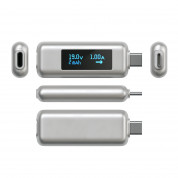 Satechi USB-C Power Meter - уред измерване на ампеража, волтаж и амперчасове за USB-C устройства 2