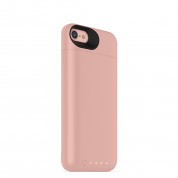 Mophie Juice Pack Air - удароустойчив кейс с вградена батерия 2525mAh и безжично зареждане за iPhone SE (2020), iPhone 8, iPhone 7 (розово злато) 2