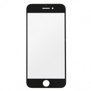 Apple iPhone 8, iPhone 7 Glass - оригинално резервно калено външно стъкло за iPhone 8, iPhone 7 (черен)