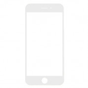 Apple iPhone 8, iPhone 7 Glass - оригинално резервно калено външно стъкло за iPhone 8, iPhone 7 (бял)