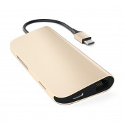Satechi USB-C Aluminum Multiport Adapter (gold) 1