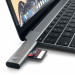 Satechi USB-C Card Reader USB 3.0 - четец за microSD и SD карти памет за мобилни устройства (тъмносив) 18