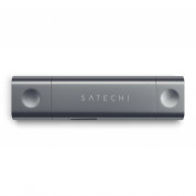 Satechi USB-C Card Reader USB 3.0 - четец за microSD и SD карти памет за мобилни устройства (тъмносив) 16