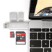 Satechi USB-C Card Reader USB 3.0 - четец за microSD и SD карти памет за мобилни устройства (сребрист) 6