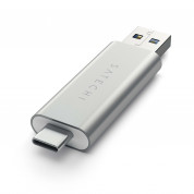 Satechi USB-C Card Reader USB 3.0 - четец за microSD и SD карти памет за мобилни устройства (сребрист) 2