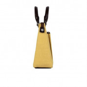 Moshi Urbana Mini Bag - стилна и луксозна кожена чанта за MacBook 12 с отделение за таблети и смартфони (жълт) 2
