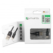 4smarts MFI RapidCord FlipPlug Lightning Data Cable 1m. - сертифициран lightning кабел (100 см.) за iPhone, iPad и iPod с Lightning вход (черен) 3