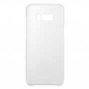 Samsung Clear Cover Case EF-QG955CSEGWW - оригинален TPU кейс за Samsung Galaxy S8 Plus (прозрачен-сребрист)  2