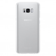 Samsung Clear Cover Case EF-QG955CSEGWW - оригинален TPU кейс за Samsung Galaxy S8 Plus (прозрачен-сребрист)  1