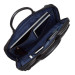 Knomo Foster Leather Laptop Briefcase - луксозна кожена чанта за преносими компютри до 14 инча (черен) 4