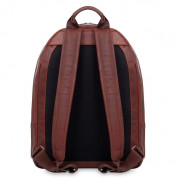 Knomo Albion Leather Laptop Backpack - луксозна кожена раница за преносими компютри до 15 инча (кафяв) 7