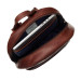 Knomo Albion Leather Laptop Backpack - луксозна кожена раница за преносими компютри до 15 инча (кафяв) 5