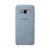 Samsung Alcantara Cover EF-XG950AMEGWW - оригинален кейс от алкантара за Samsung Galaxy S8 (светлосин) 1