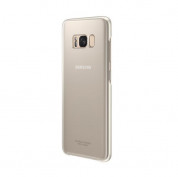 Samsung Clear Cover Case EF-QG950CFEGWW - оригинален TPU кейс за Samsung Galaxy S8 (прозрачен-златист) 