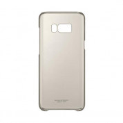 Samsung Clear Cover Case EF-QG955CFEGWW - оригинален TPU кейс за Samsung Galaxy S8 Plus (прозрачен-златист)  4