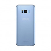 Samsung Clear Cover Case EF-QG955CLEGWW - оригинален TPU кейс за Samsung Galaxy S8 Plus (прозрачен-син)  2