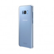 Samsung Clear Cover Case EF-QG955CLEGWW - оригинален TPU кейс за Samsung Galaxy S8 Plus (прозрачен-син) 