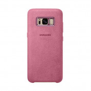 Samsung Alcantara Cover EF-XG950APEGWW - оригинален кейс от алкантара за Samsung Galaxy S8 (розов) 2